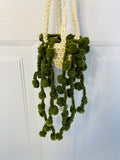 String of Pearls Hanging Plant - Handmade, Crochet